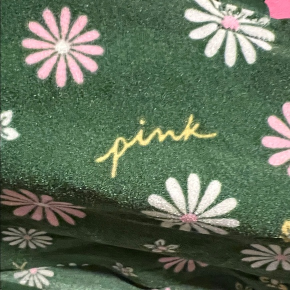 PINK Victoria's Secret Green Floral Bra - Picture 2 of 3